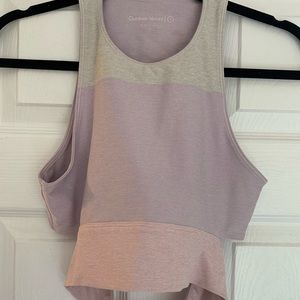 Outdoor Voices slashback crop bra top